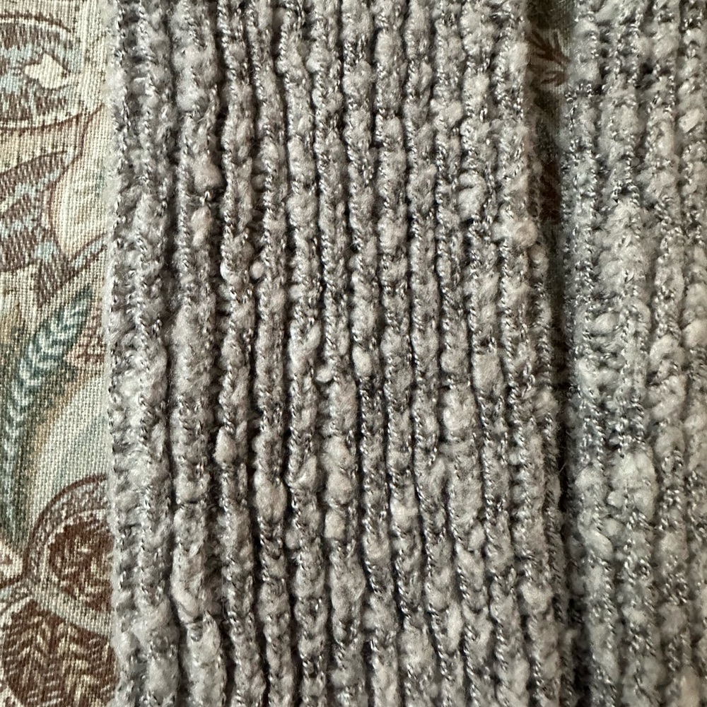 Cozy Gray Textured leg warmers